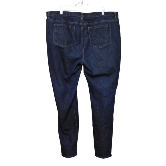 No. 62 Skinny Jeans 20 Blue Denim Modern Fit 42 x 28.5 Cotton Blend - Picture 5 of 7